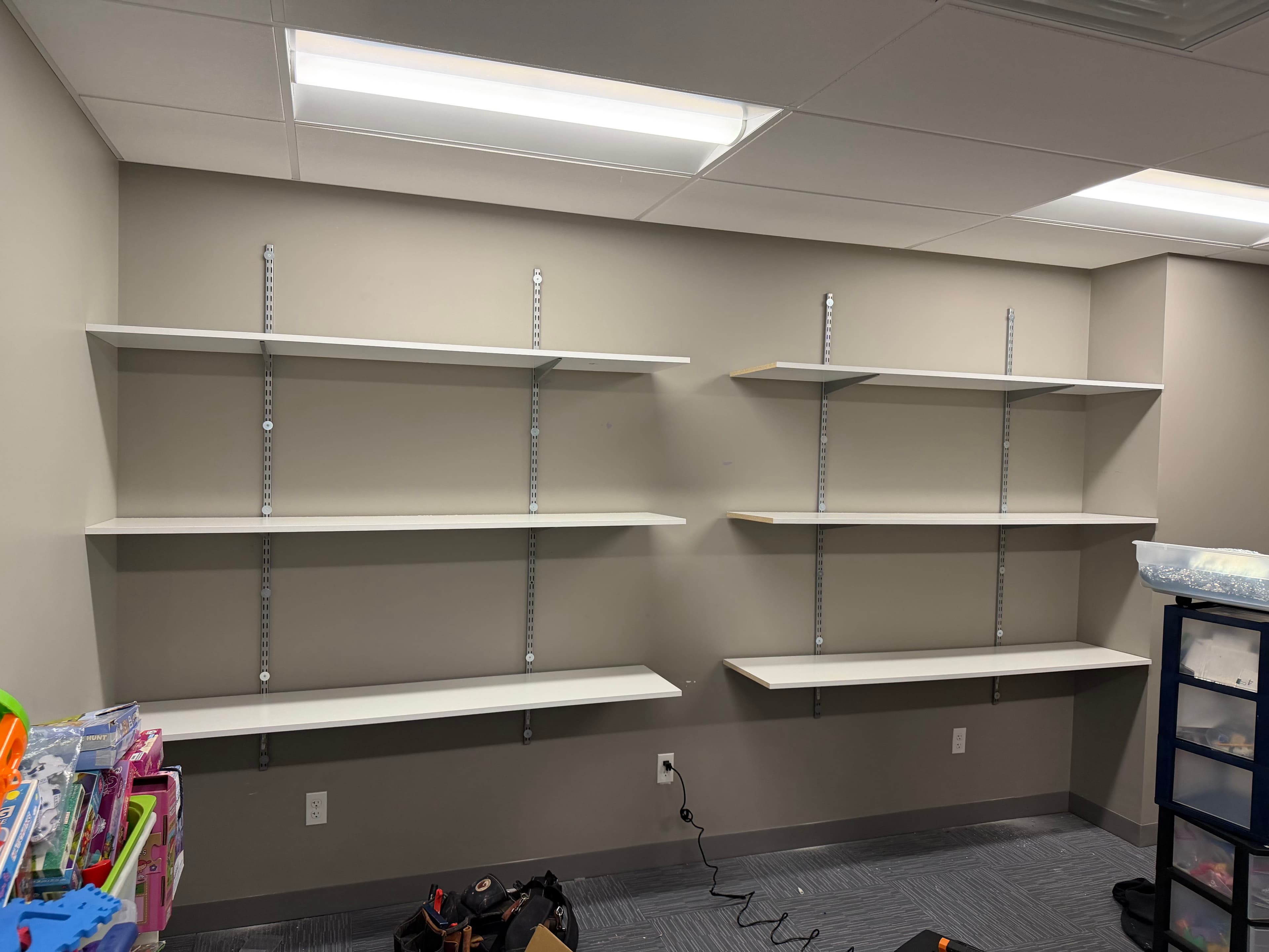 Project Transforming the Clinician Work Room with Expert Shelving Installation image
