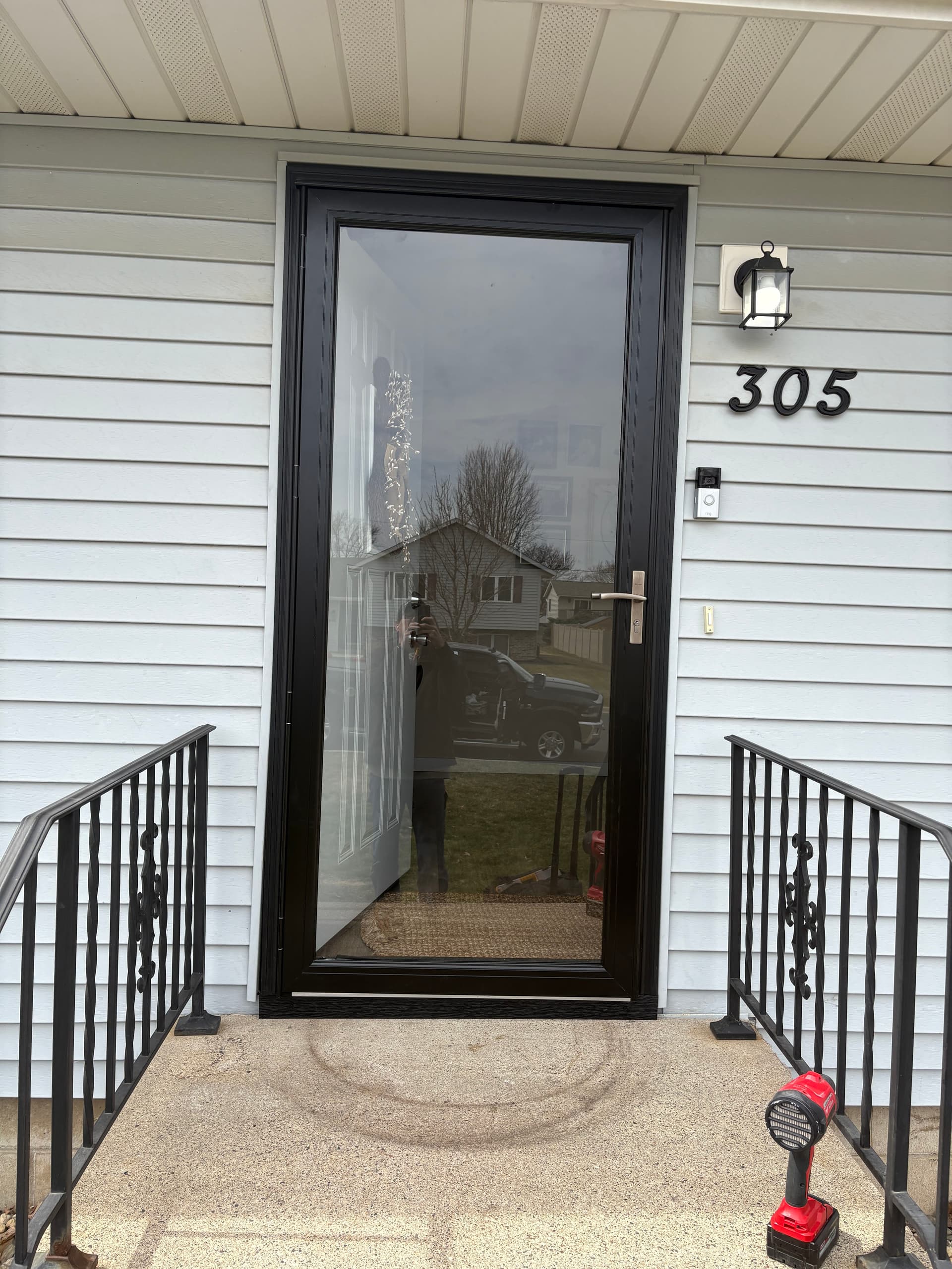 Gallery photos for Transforming Curb Appeal with New Storm Door Installation: Image #1