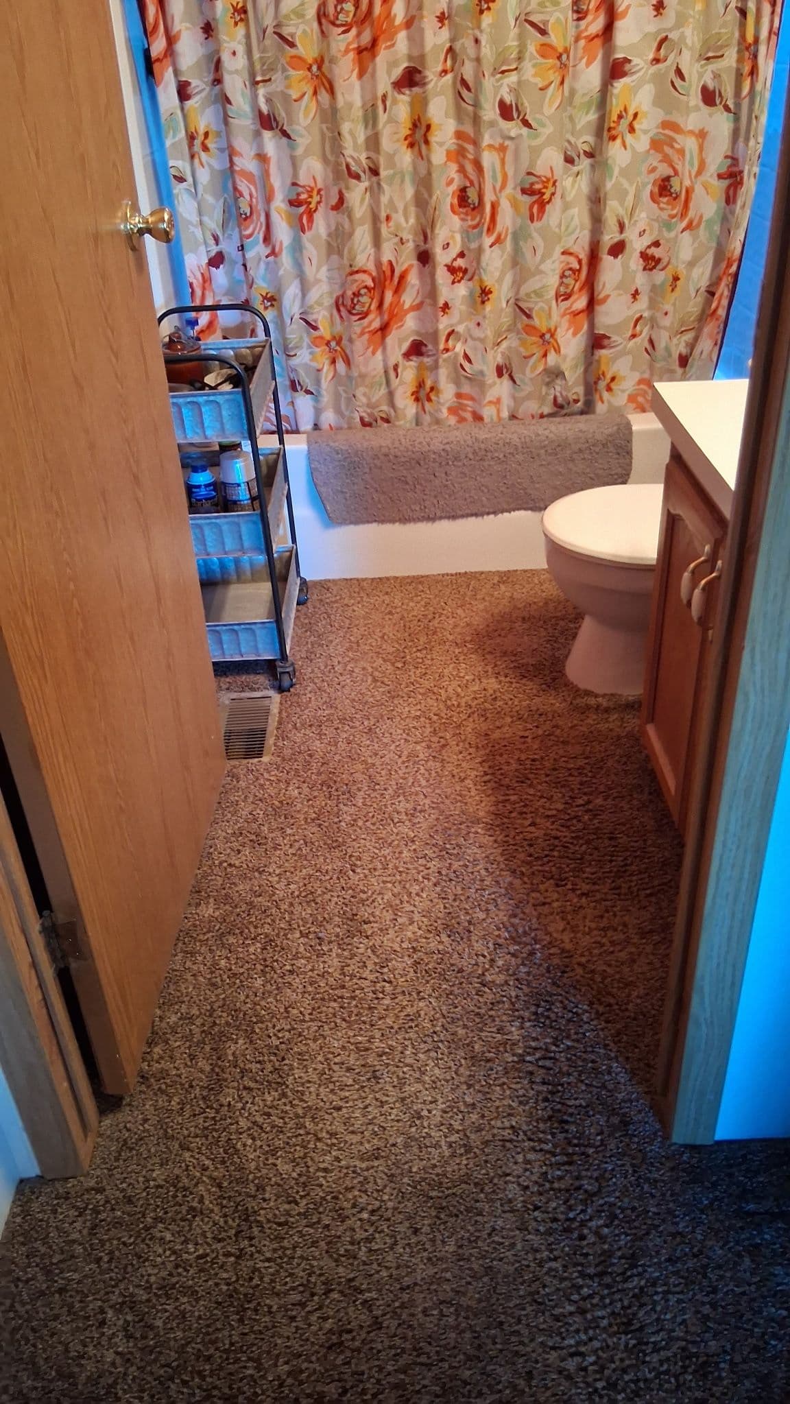 Gallery photos for Bathroom Flooring Swap That Made a Real Difference: Image #1